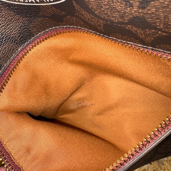 Coach Rare Jordyn Backpack in Signature Canvas with Varsity Motif, Fluffy Charm main image 13
